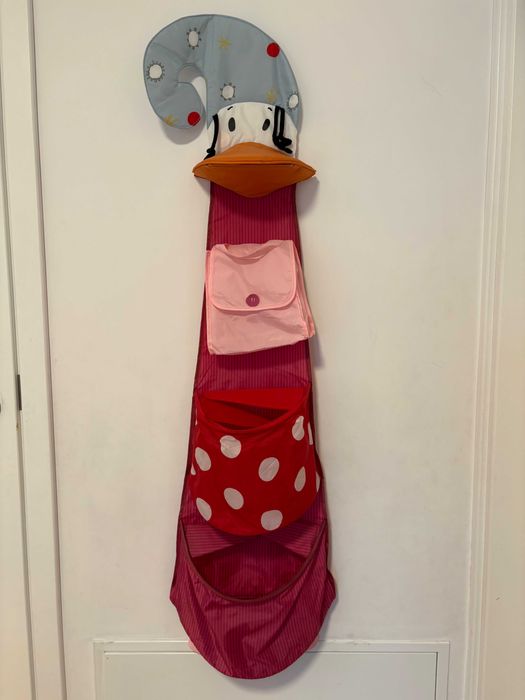 Wiszący organizer na zabawki - Kaczuszka