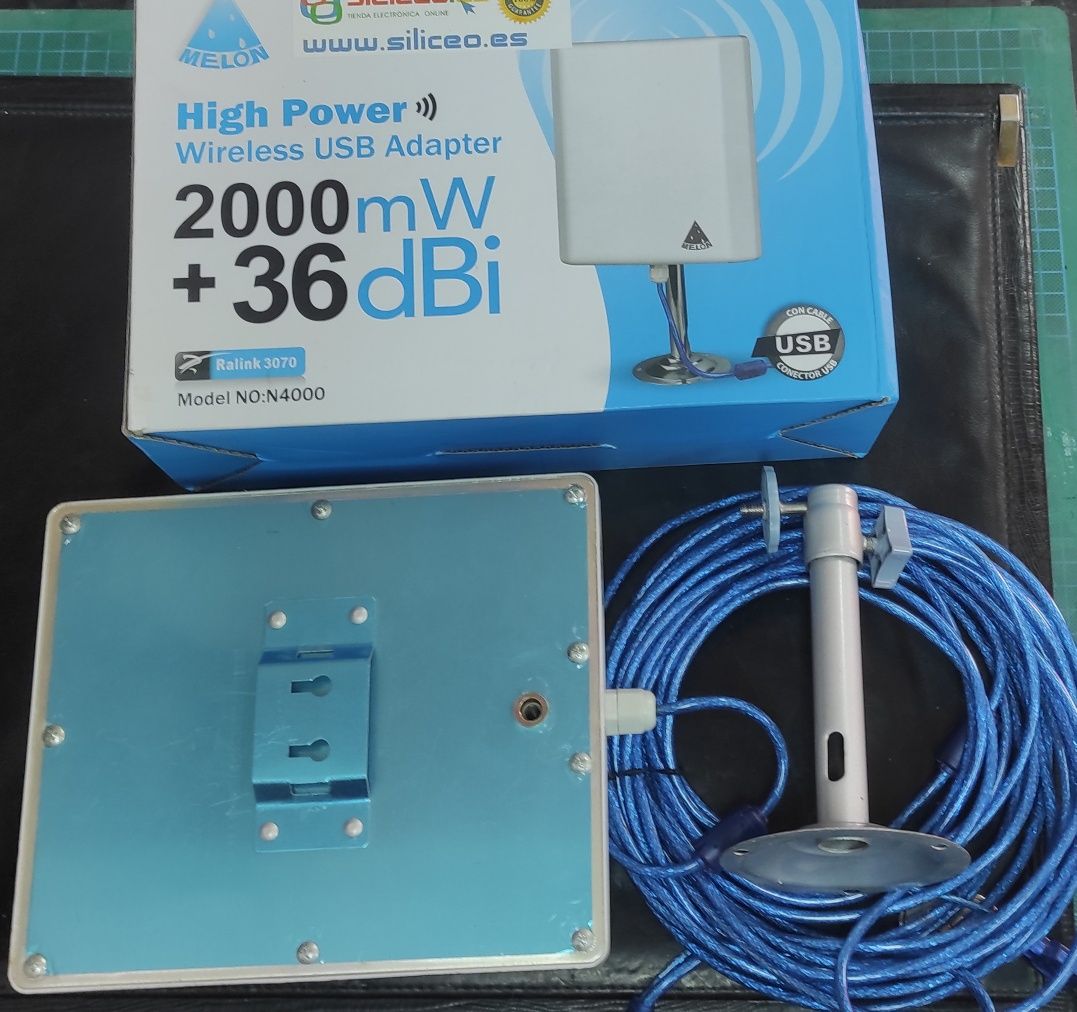 Antena de longo alcance wifi e router