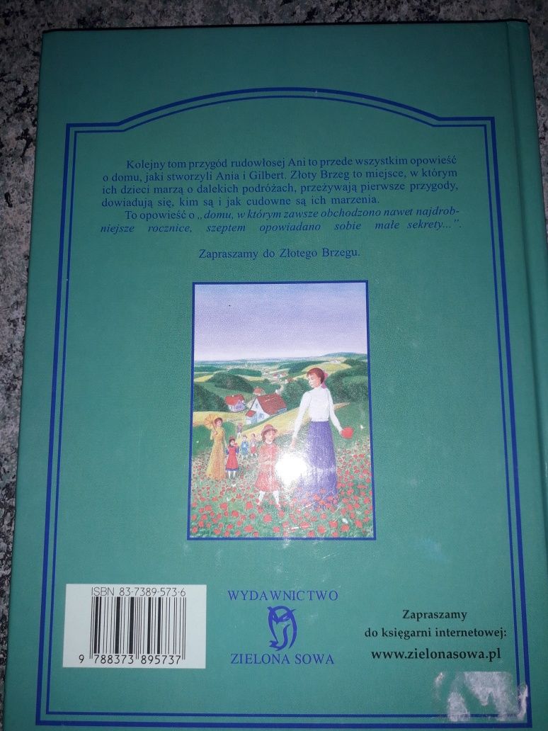 Książka z serii Ania z Zielonego Wzgórza