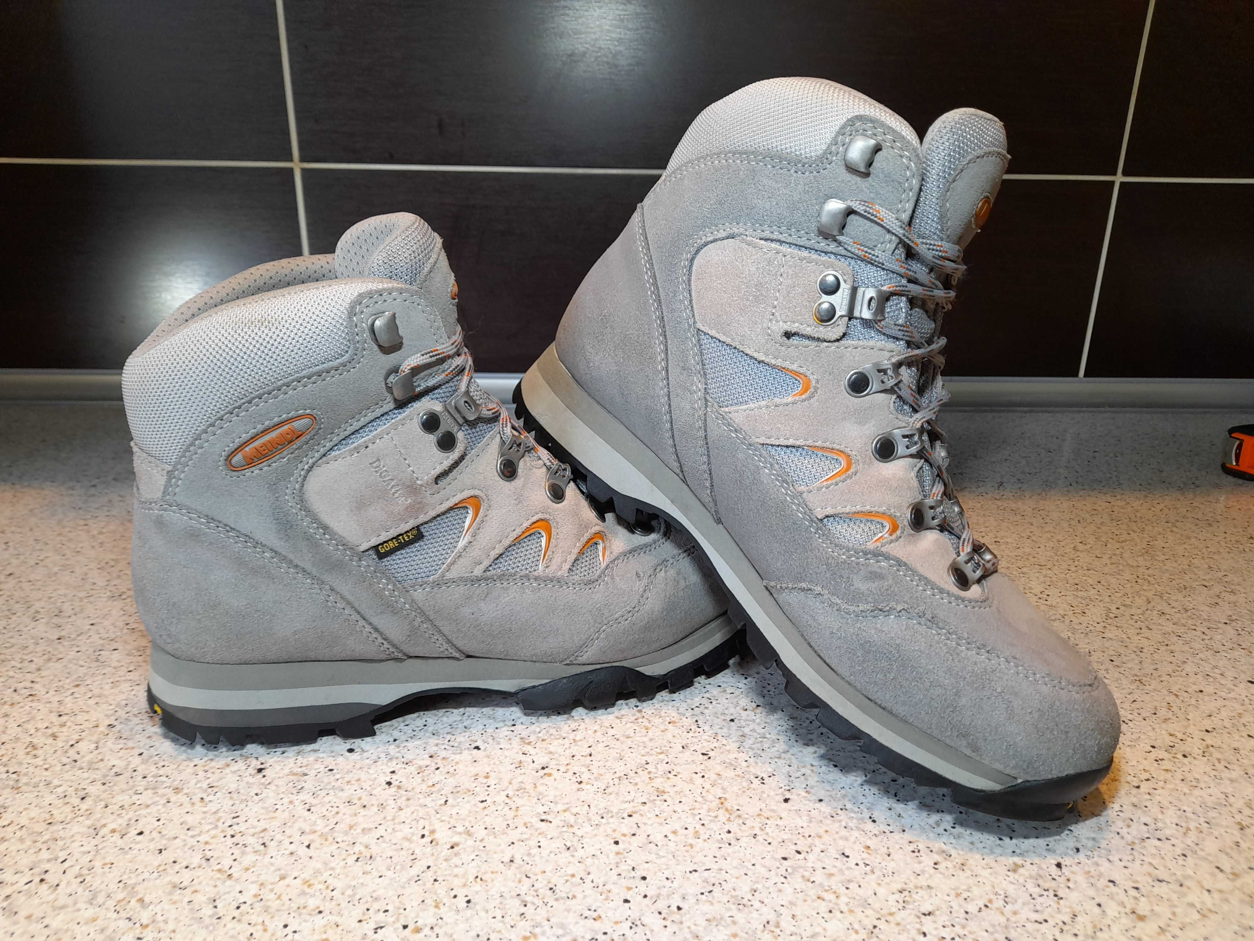 Buty Meindl GTX trekkingowe 39 i 1/2 Goretex DiGAfix STAN BARDZO DOBRY