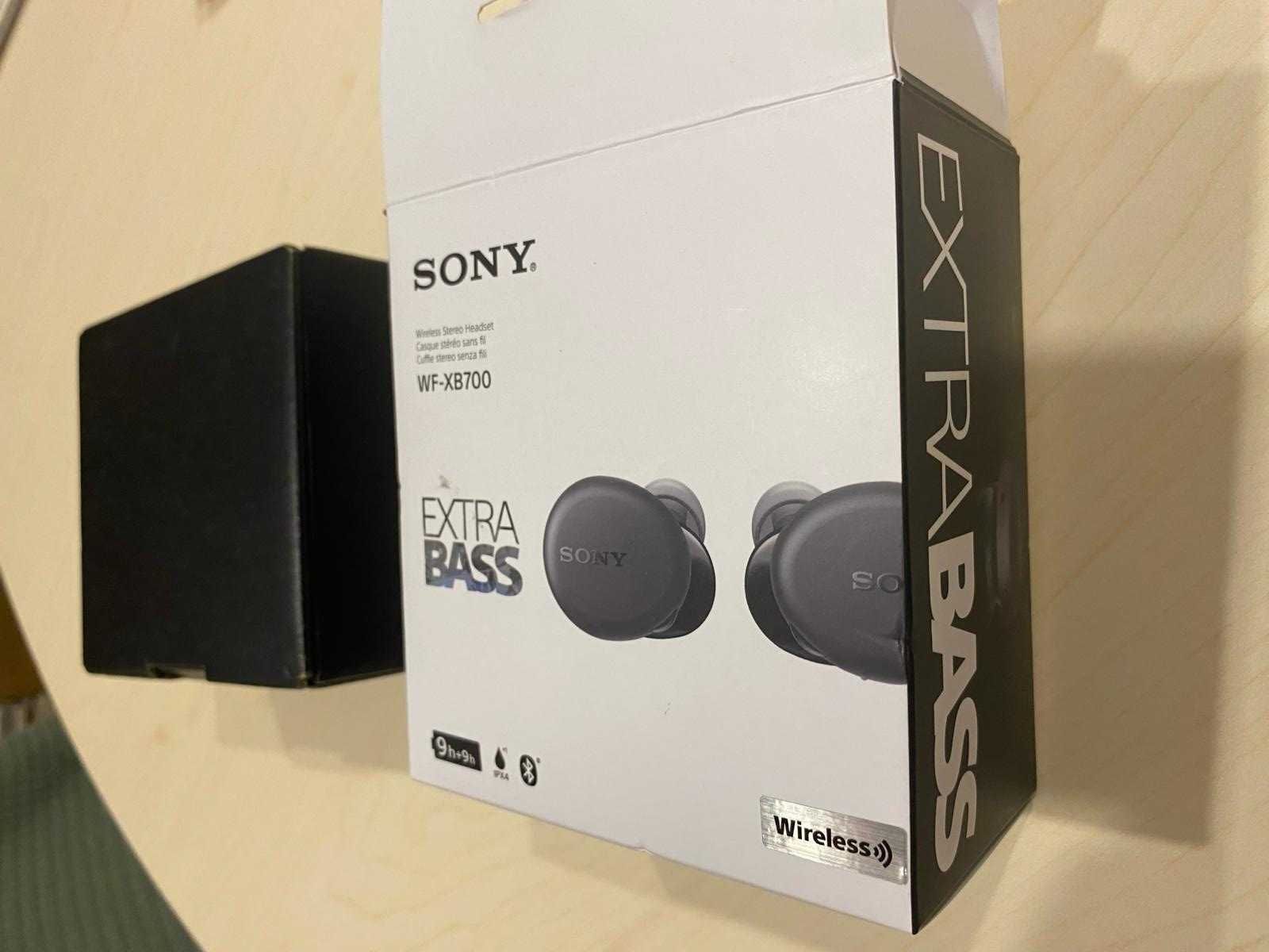 Sony headset WF-XB700 Black