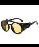 Nowe okulary skórzane Gogle Emo Gothic Steampunk Postapocaliptic Mad M