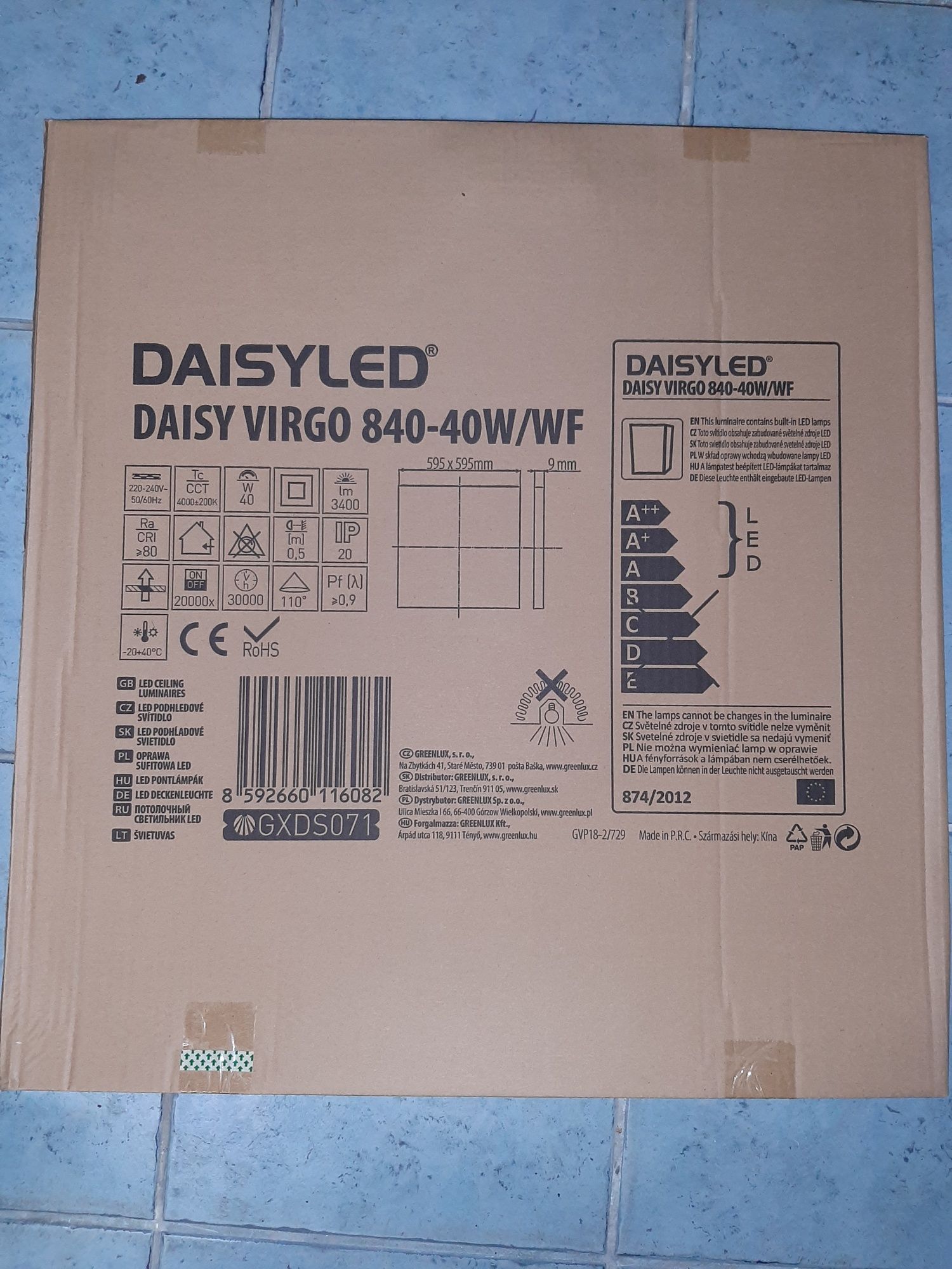 Oprawa Sufitowa LED Daidled Daisy VIRGO 840-40W/WF