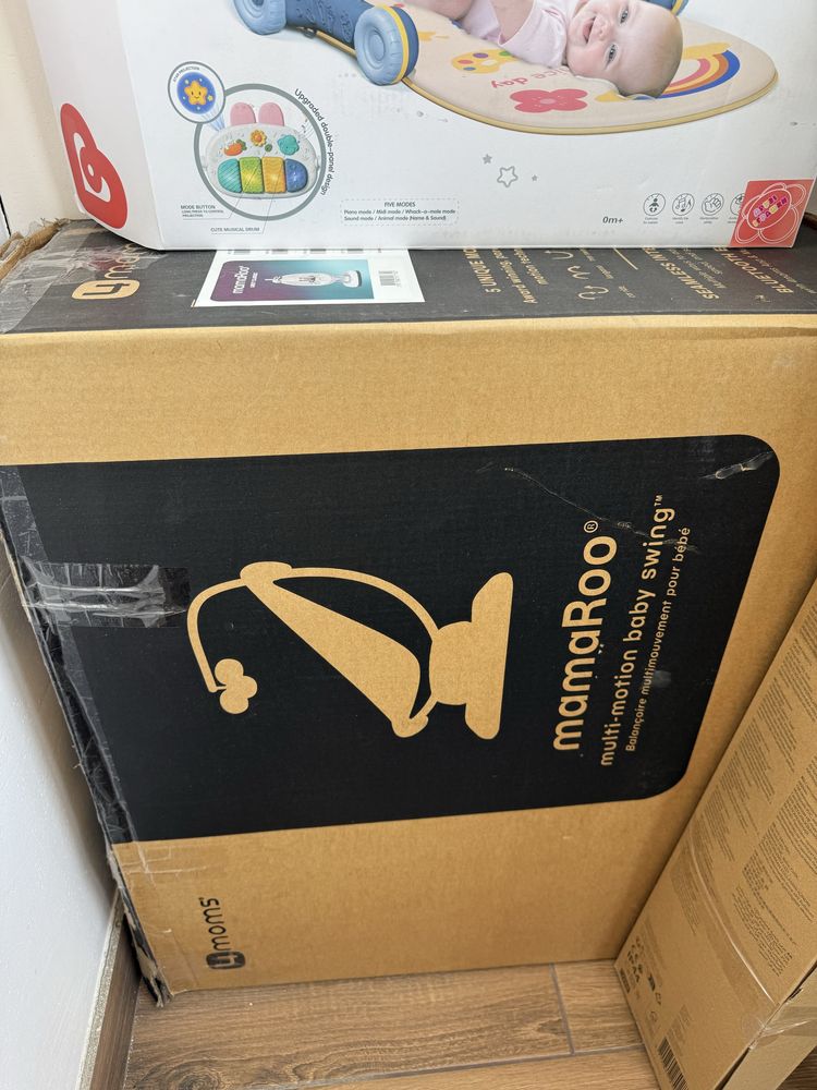 Крісло-гойдалка 4Moms MamaRoo 5.0 Gray Classic