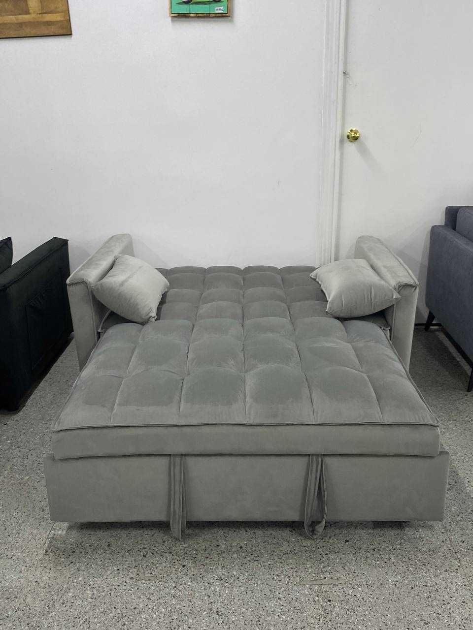 Sofá cama cinza novo - entrega gratuita!!