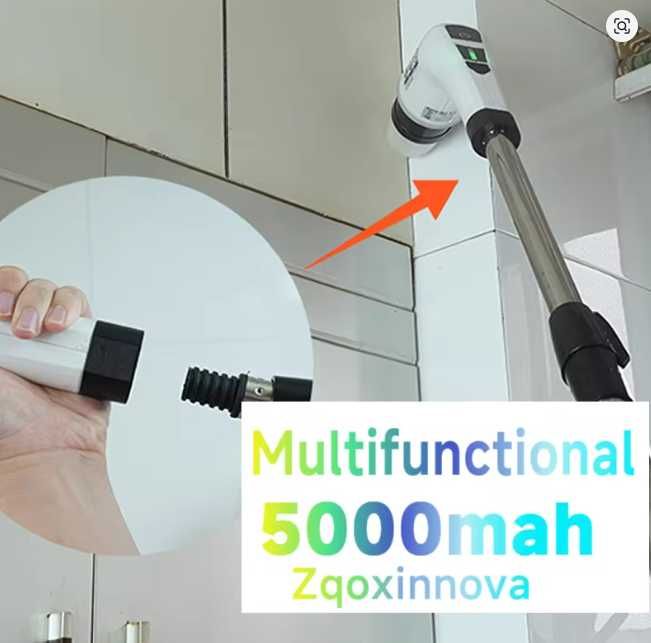Escova giratória elétrica de limpeza de asoalhos, NOVA!