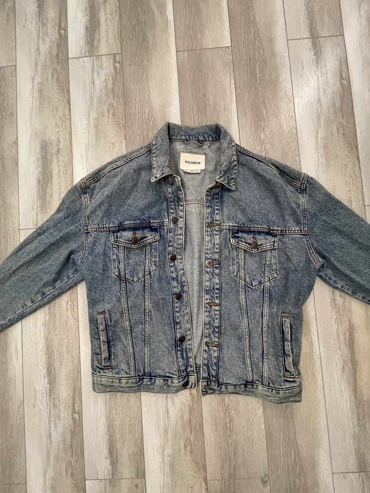 Джинсова вінтажна куртка Pull and Bear