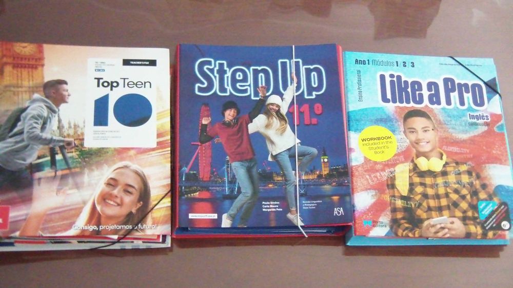 Conjuntos completos do professor  Inglês 7,8,9,11,12