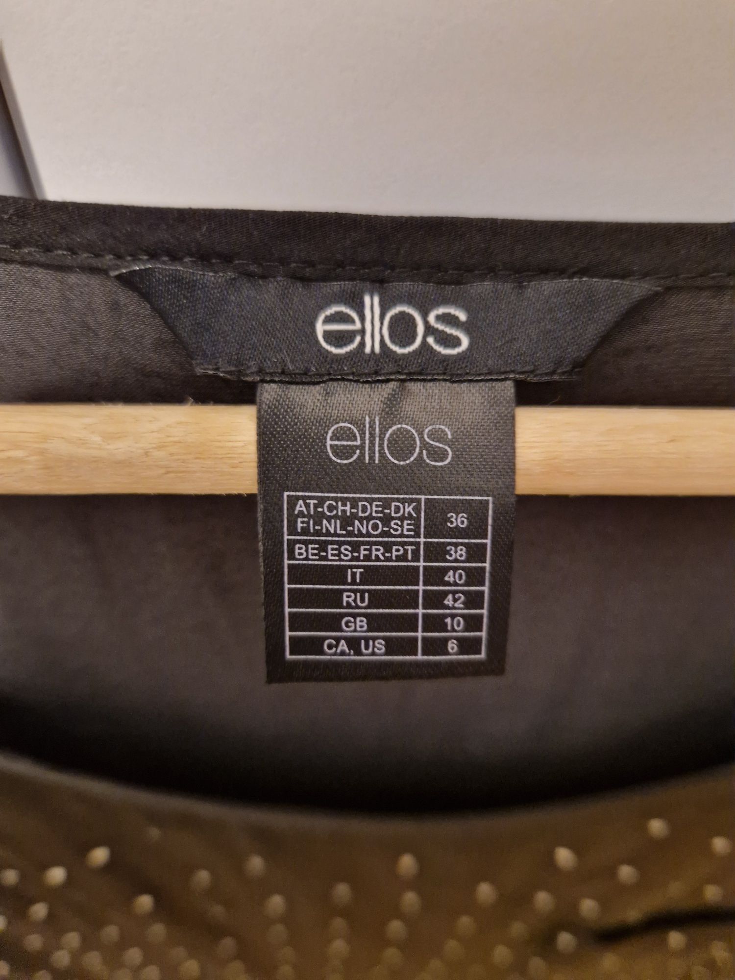 Czarna bluzka oversize Ellos