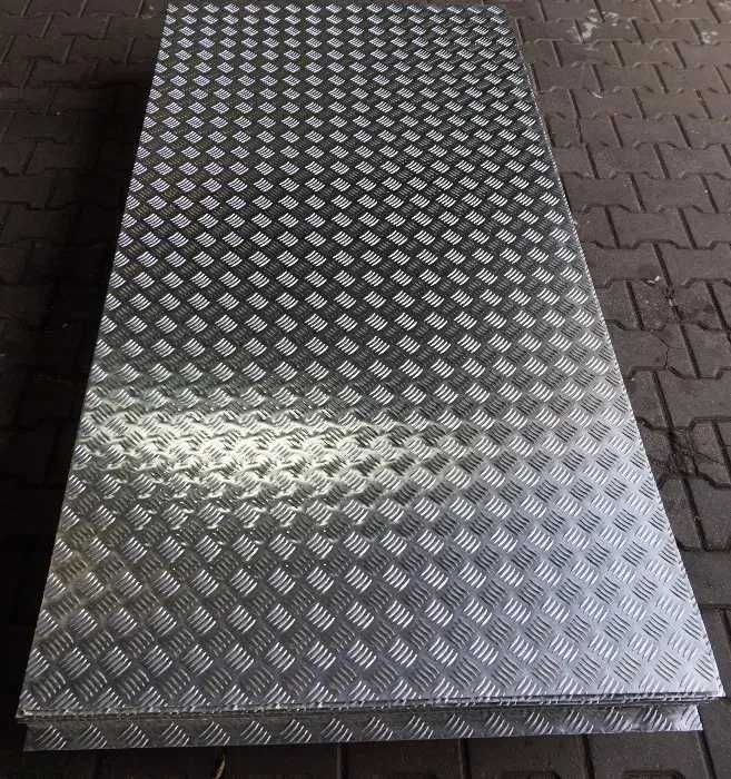 Blacha ryflowana aluminiowa, aluminium 5,0x1000x2000 gat. 5754, BYTOM