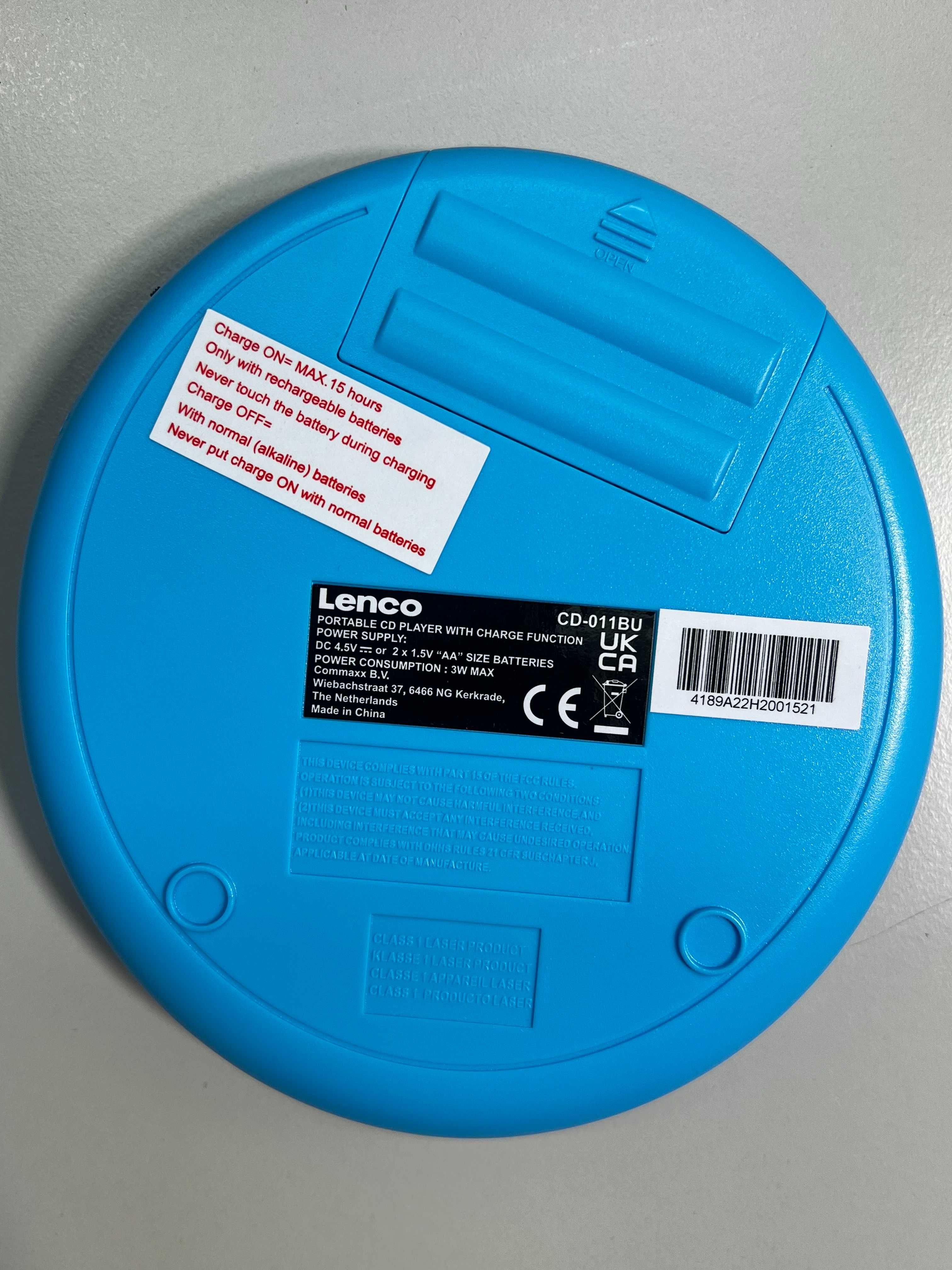 Discman Lenco CD-011BU