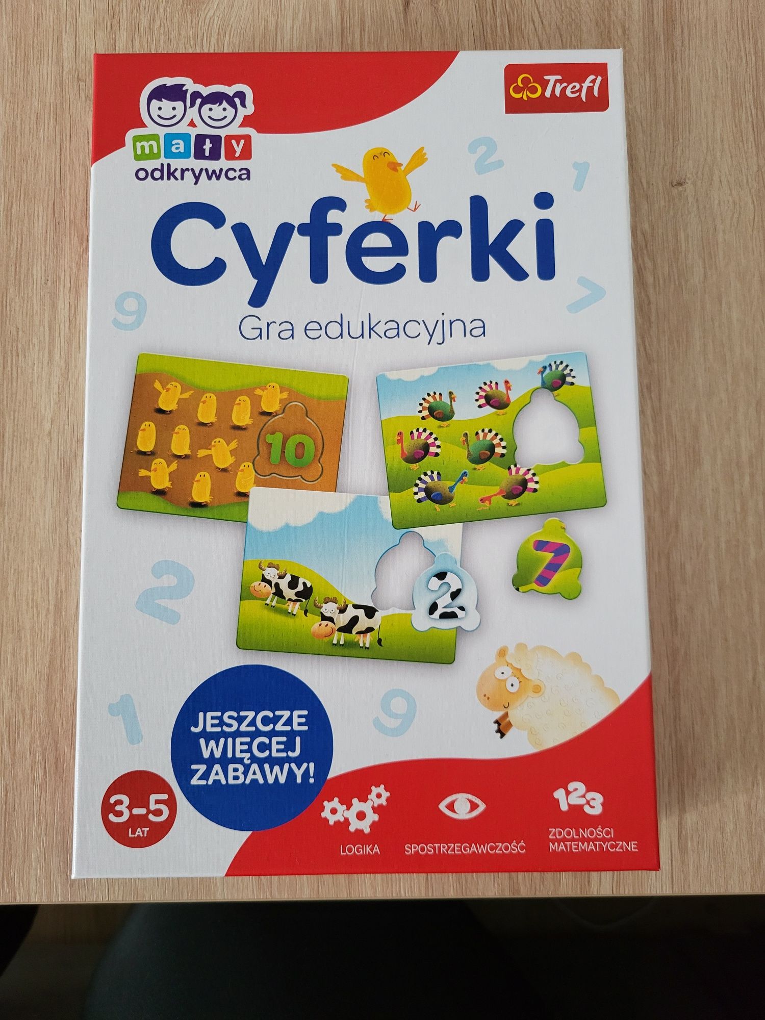 Gry edukacyjne: pamięć, cyferki, puzzle dla dzieci od 3 do 5 lat