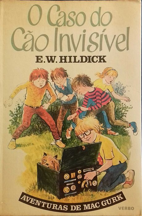 E W Hildick. O caso do cão invisivel. Aventuras Mac Gurk. Incl portes