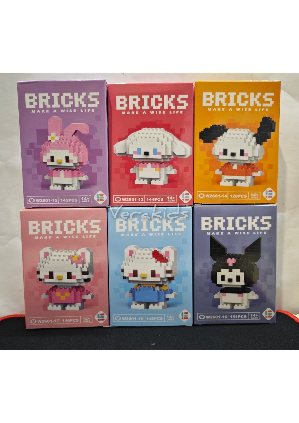 Конструктор bricks mini block герої мультфільмів Куромі принцеси Стіч
