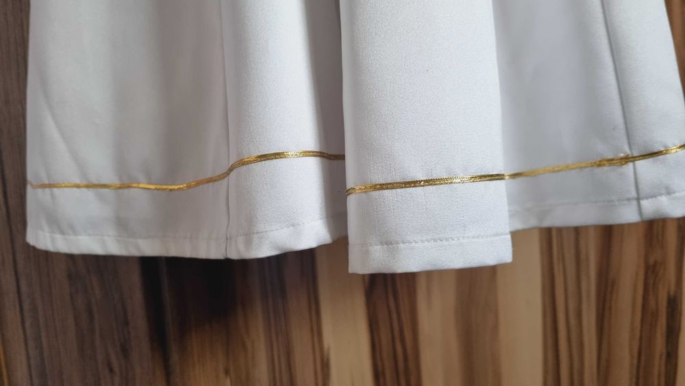 Alba, sukienka komunijna dla dziewczynki, 138-146 z pelerynką narzutką