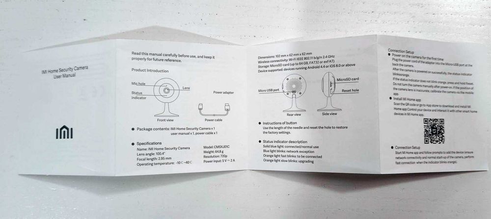 Camara IMI Home Security Camera