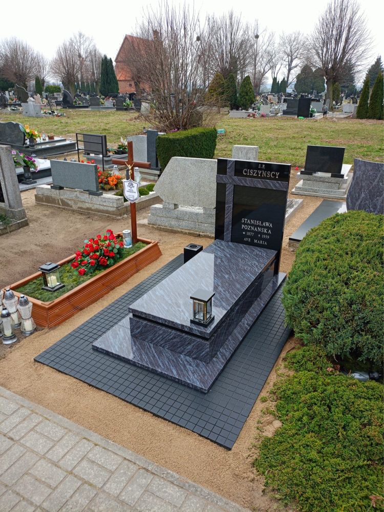 Parapety granitowe, nagrobki, blaty lazienkowe kuchenne