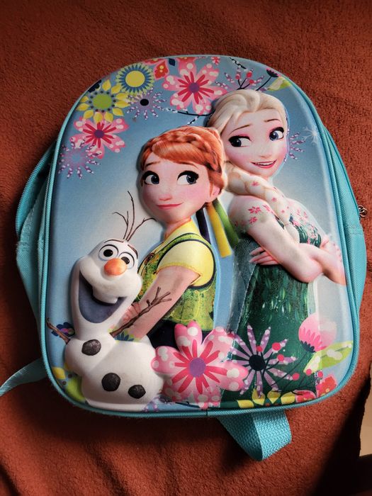 Plecak turkusowy kraina lodu