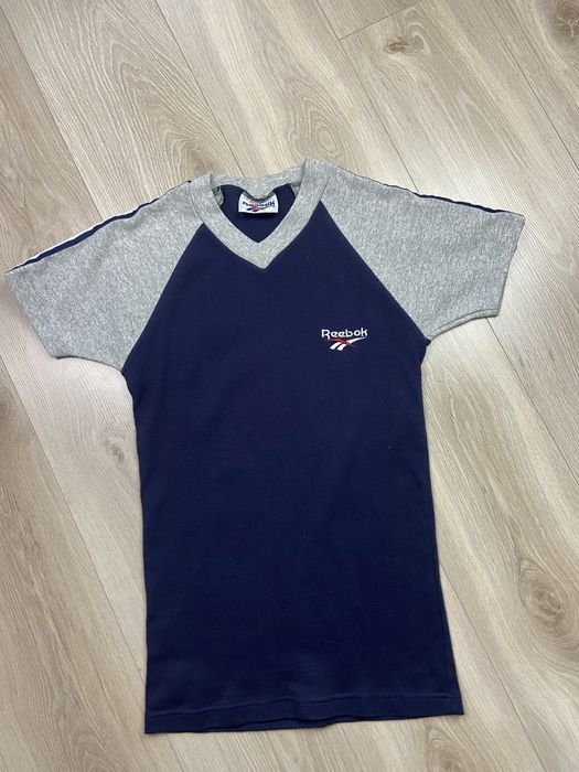 Bluzka Reebok sportowa bawełna damska krótki rękaw vintage y2k