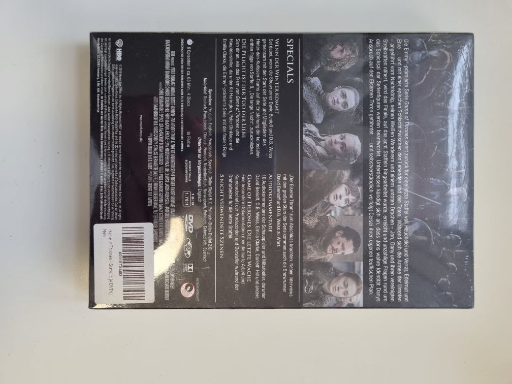 Gra o Tron Sezon 8 PL(4 DVD)