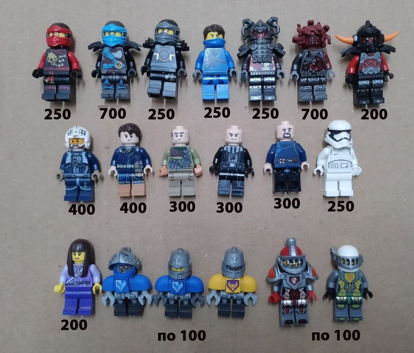 Фігурки Lego Star Wars Ninjago Nexo Knights