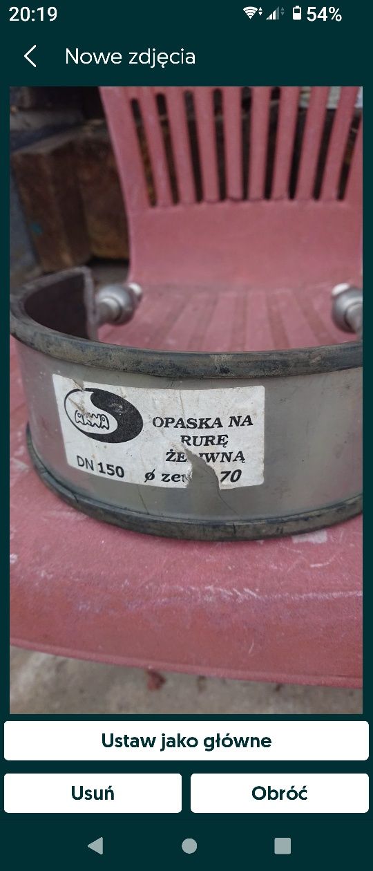 Obejma Opaska DN 150