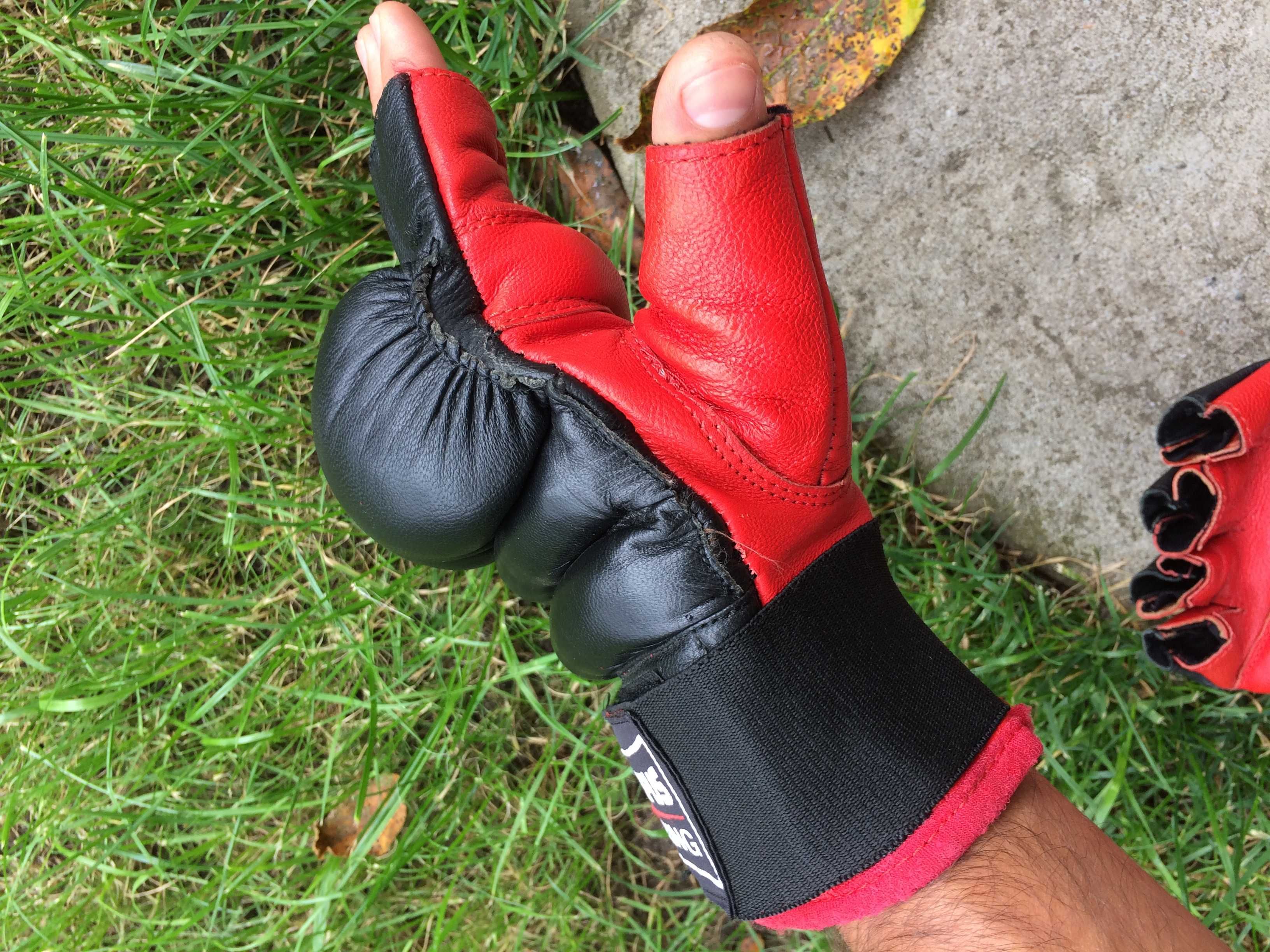 шкіряні рукавиці olympus boxing для MMA перчатки для бокса