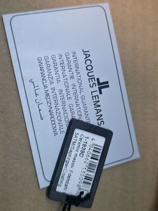 Zegarek męski Jacques Lemans NOWY