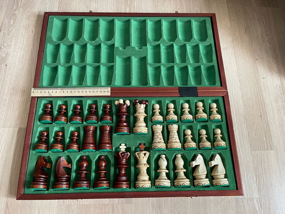 Дерев’яні шахи Амбасадор де Люкс