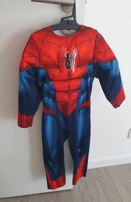 Fato spider man 3-4 anos