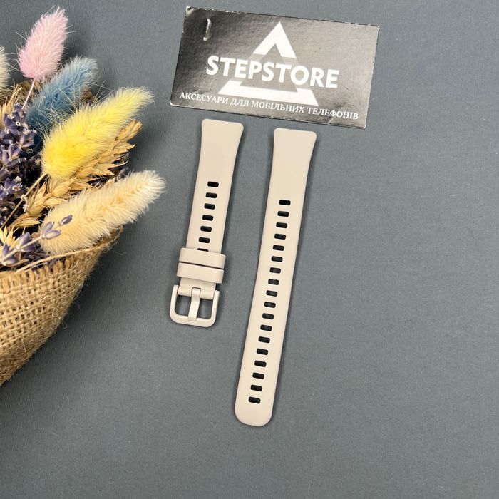 Ремешок силиконовый для Huawei band 8 на классической застежке 9