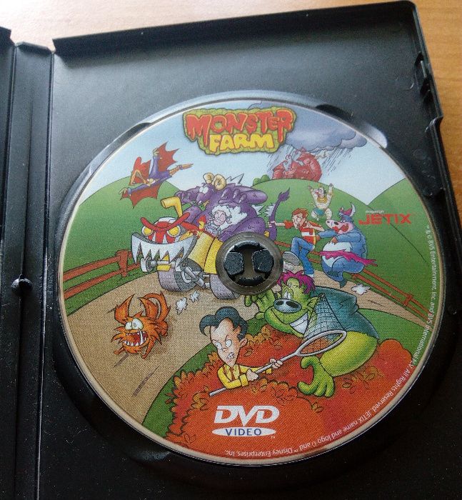 DVD "Monster Farm Farma Pełna Strachów" odcinki 1-4 demo NFS Carbon