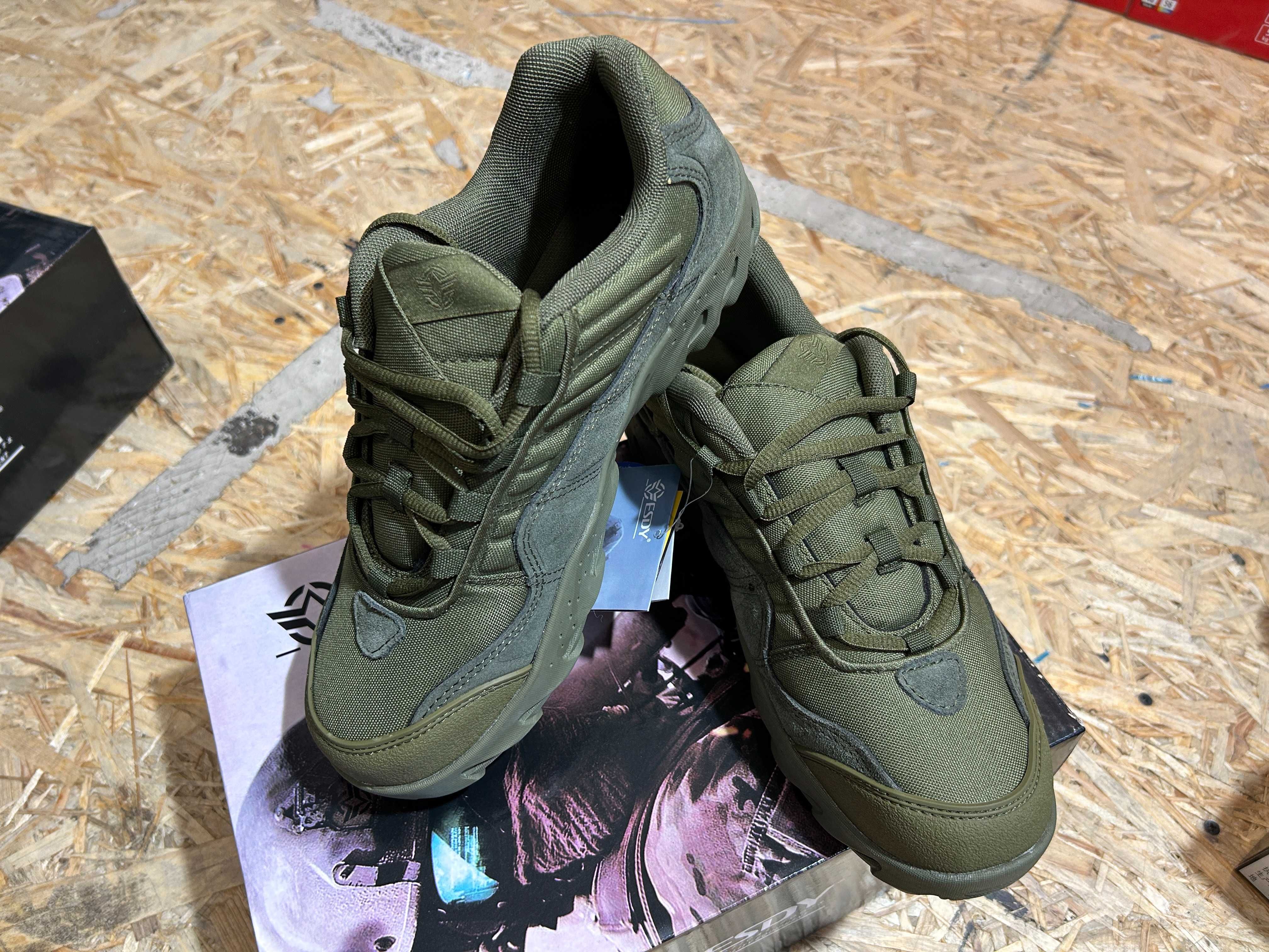 Кросівки тактичні чоловічі ESDY C203 Black/ Sandy Khaki/ Green