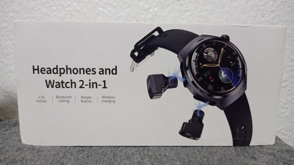 Smartwatch com Headphones 2in1 - Novo!!