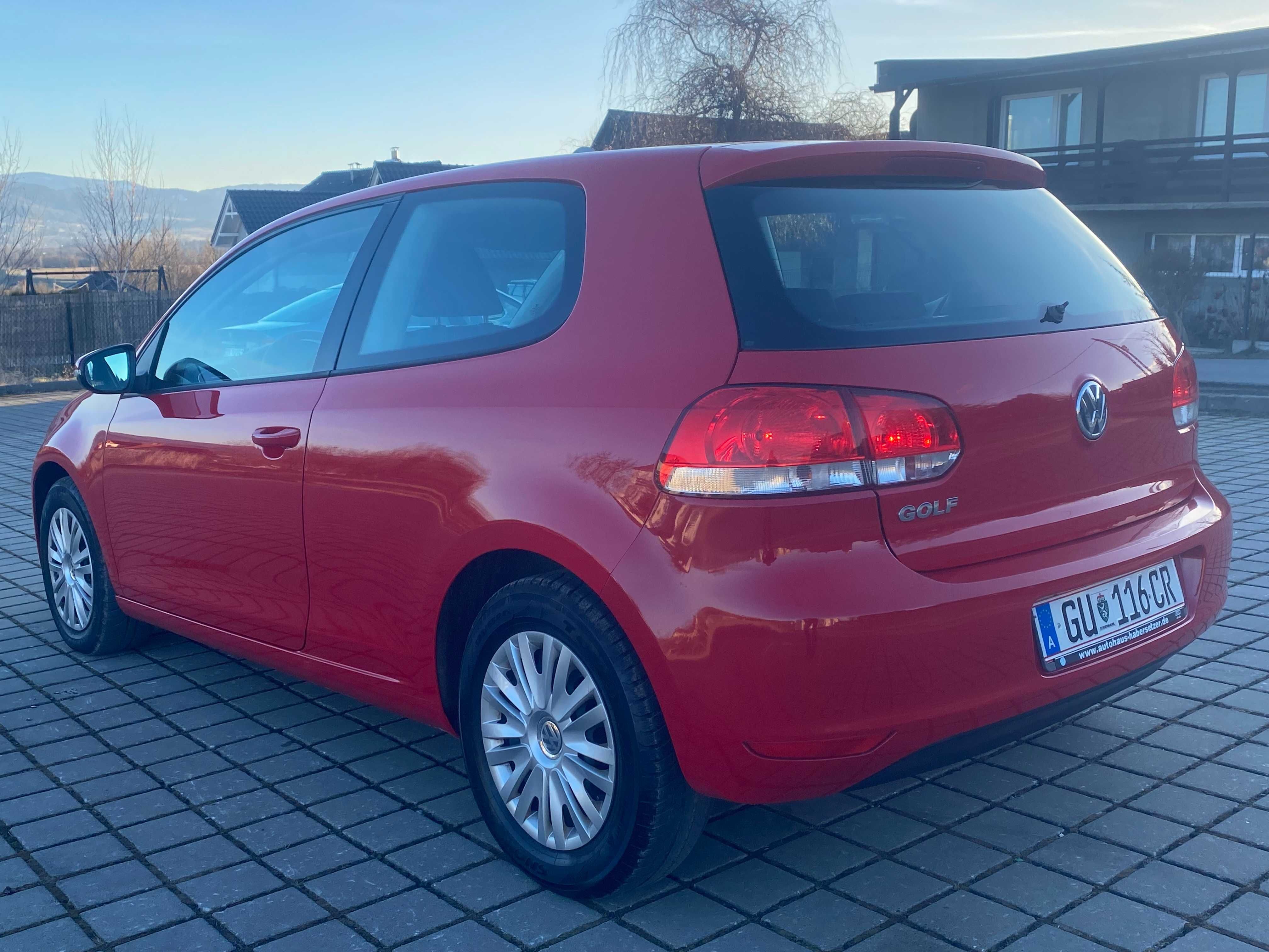 VW GOLF 6 ROK 2009 POJ, 1.4 MPI 85 KM PRZEB. 143000 serws klima