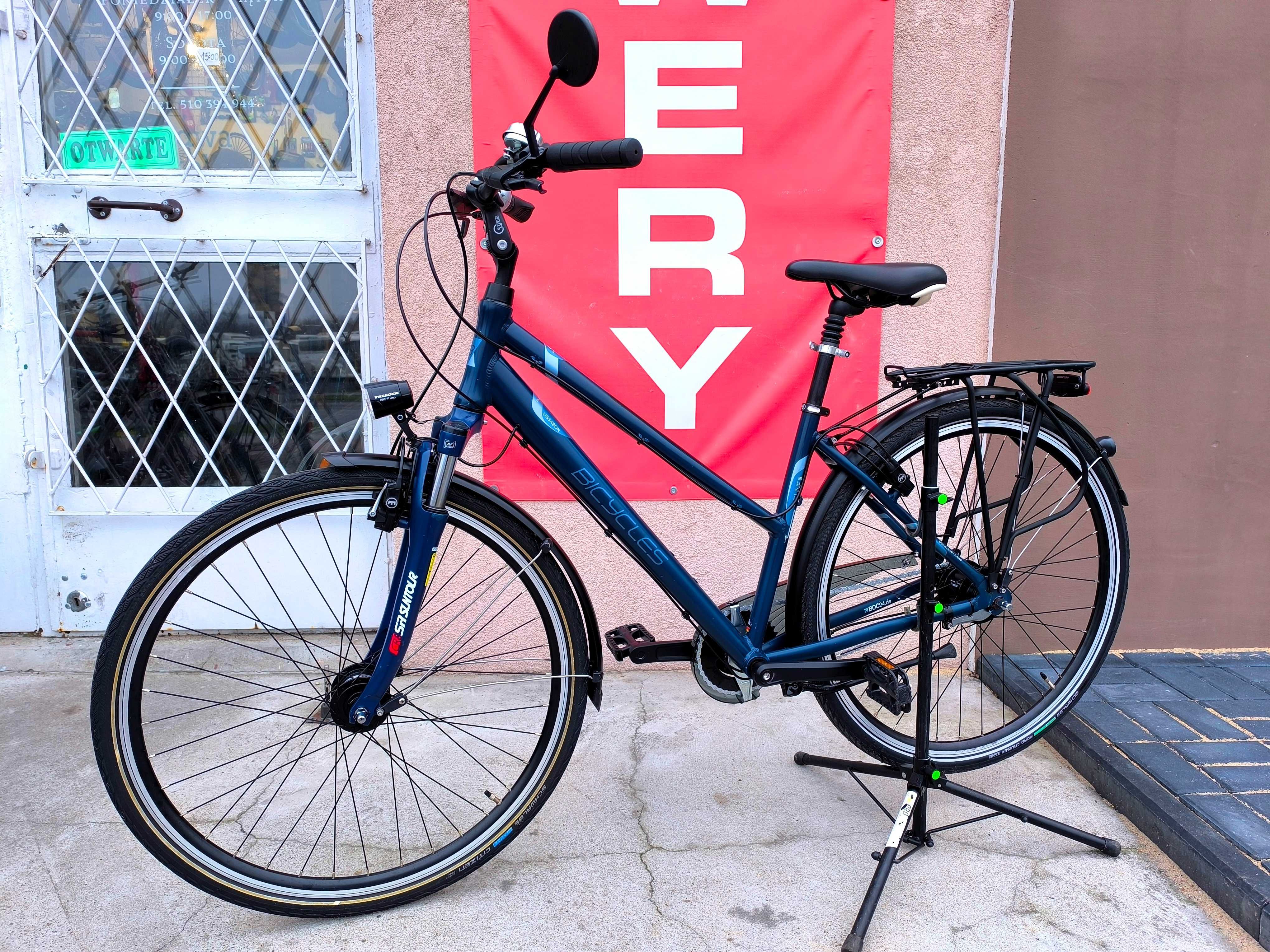 PIĘKNY BICYCLES LISSABON CT Line Roz. 18" Shimano NEXUS *Hydraulika*!