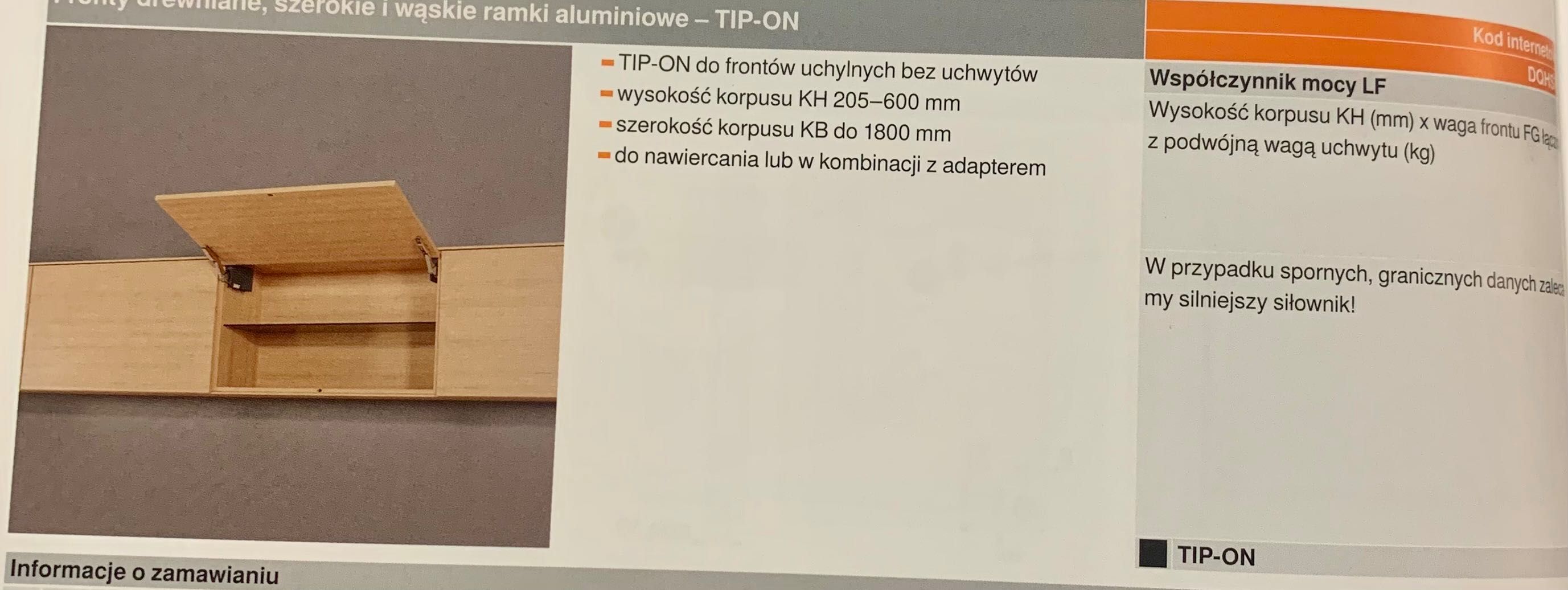 BLUM Aventos HK-Top/Tip-On