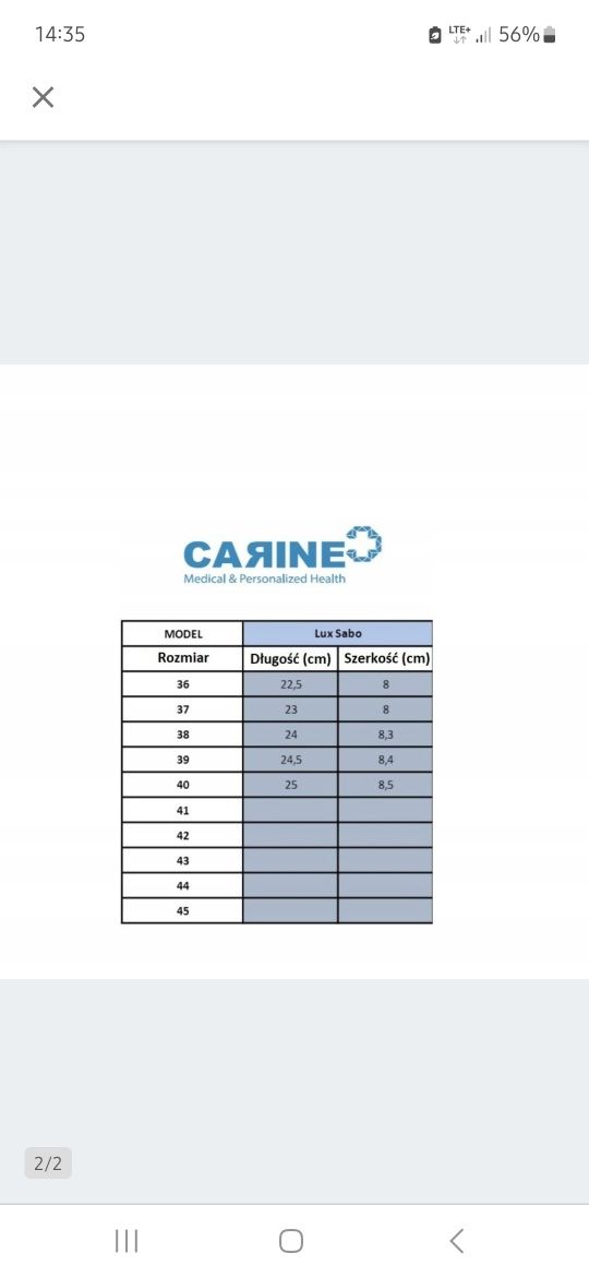 Chodaki klapki medyczne carine r. 40