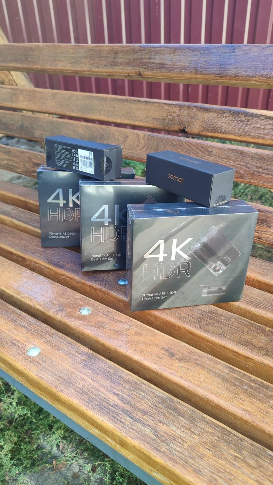 Відеореєстратор 70mai 4K A810 + задня камера RC12 + кабель UP03, UP04.