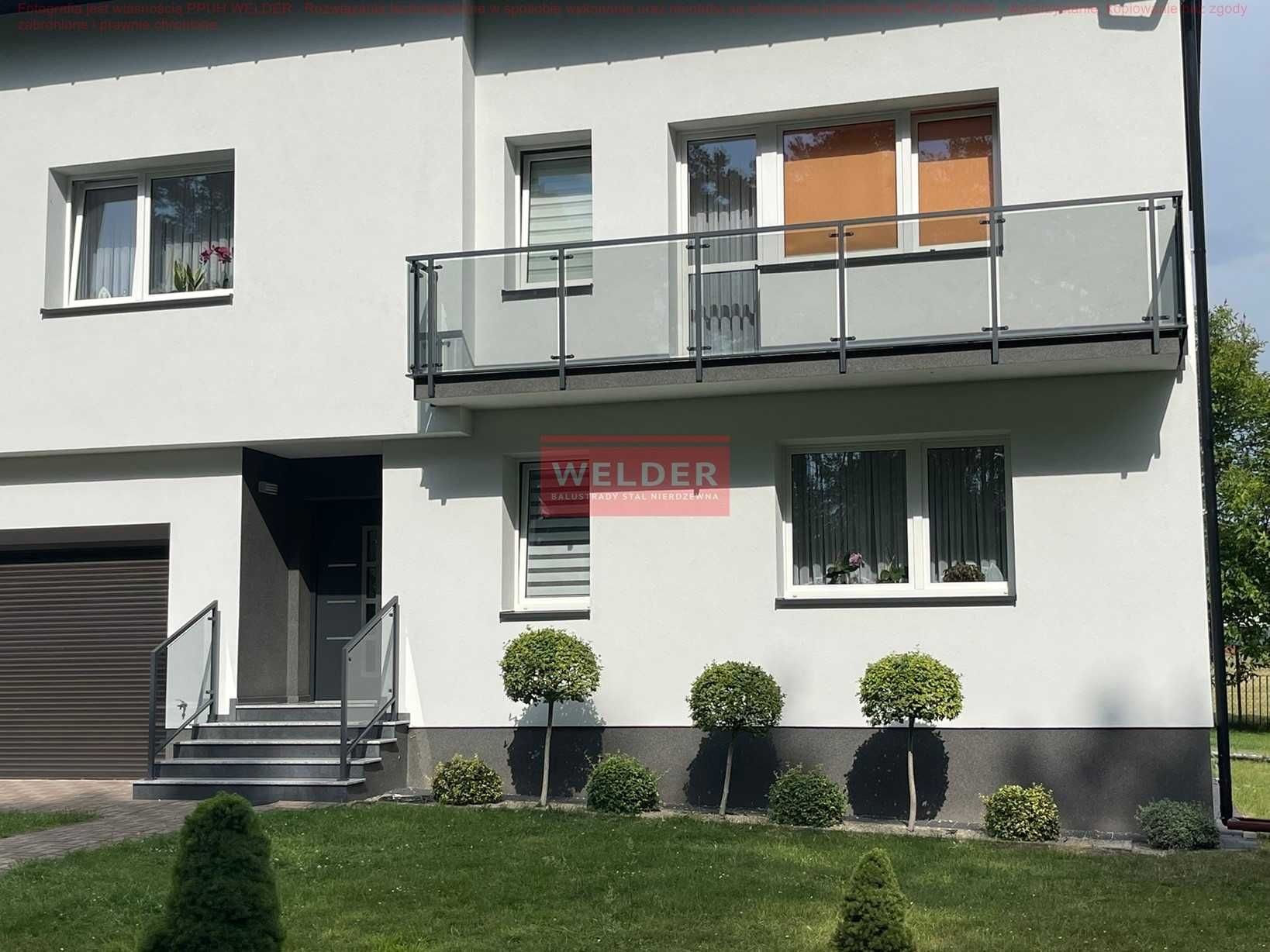 Balustrady Producent  Balkon Francuski szklane Loft Harfa