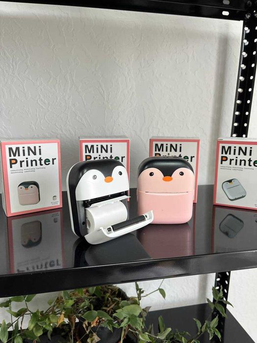 Дитячий розвиваючий принтер пінгвін! Принтер без чорнил! Міні принтер!