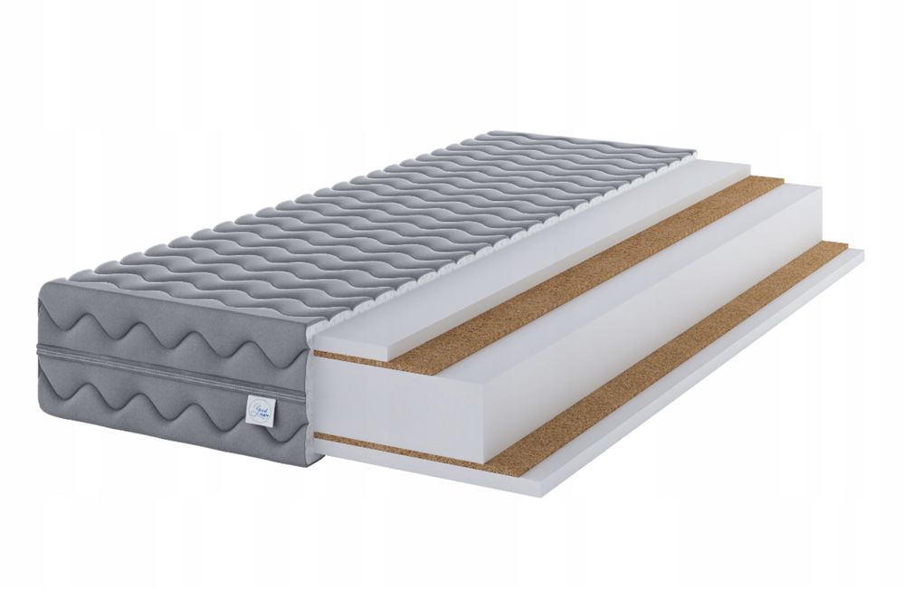 JAK NOWE łóżko metalowe solidne 140x190 loft infustrial + materac h5
