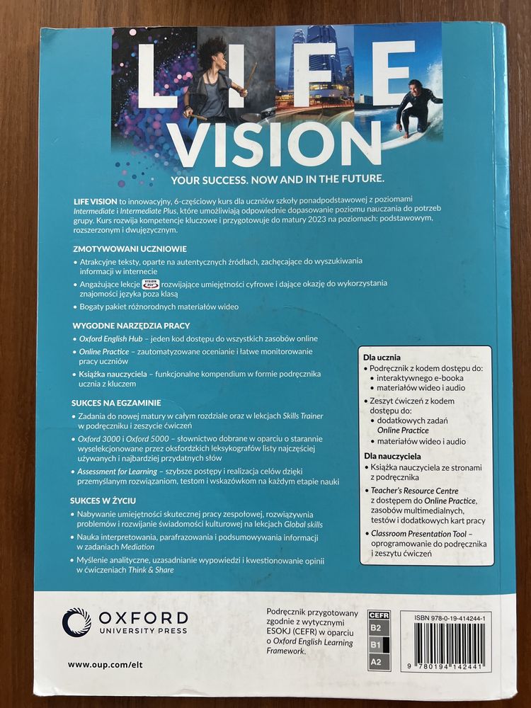 Podręcznik Life Vision B1