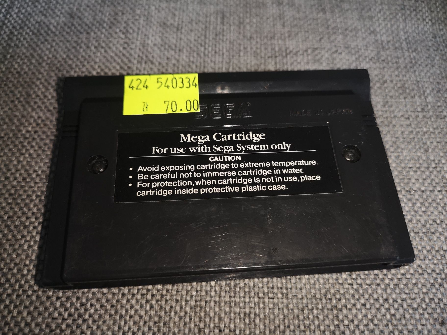 Dynamite Duke SEGA MASTER SYSTEM gra (sklep Ursus) RETRO