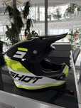 Kask Crossowy SHOT FURIOUS CAMO NEON YELLOW  Cross Enduro rozm L