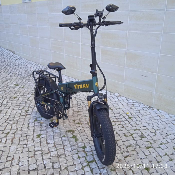 Bicicleta eletrica, 1000 W, 20 Ah. Dobrável. Nova. 0 Km. Aproveite.