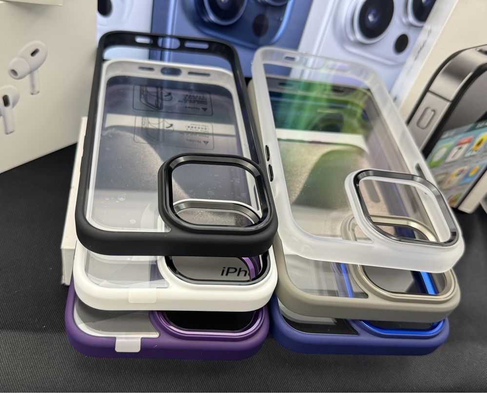 Чехол IPhone 15 Pro Max Blue, 15 Pro-11 Pro Max, Xr, не желтеет