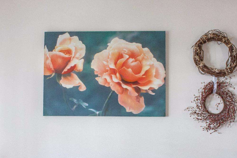 Conjunto Quadros rosas