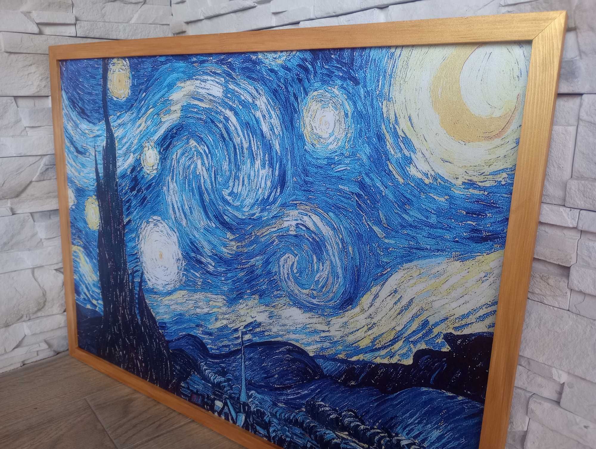 Obraz na płótnie - Gwiaździsta noc, Vincent van Gogh, 50x70cm