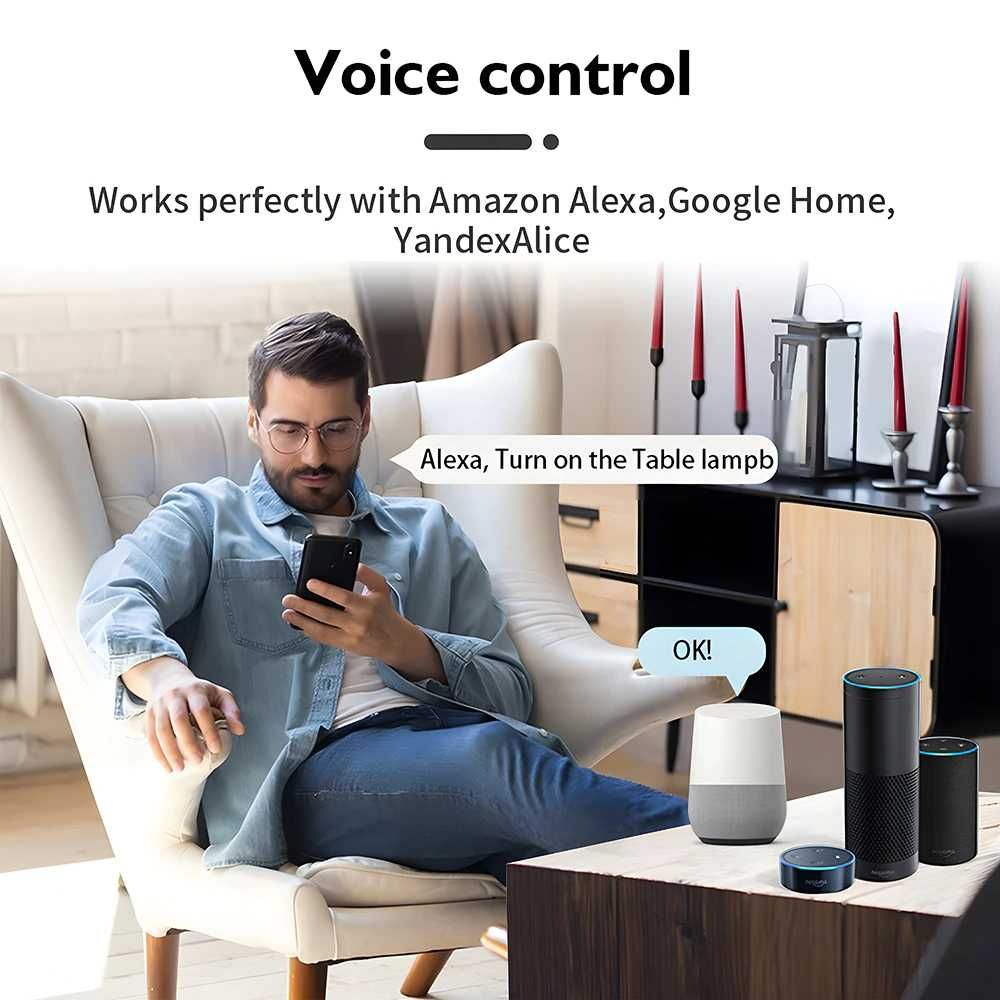 Tomada Inteligente Alexa, Google e Tuya